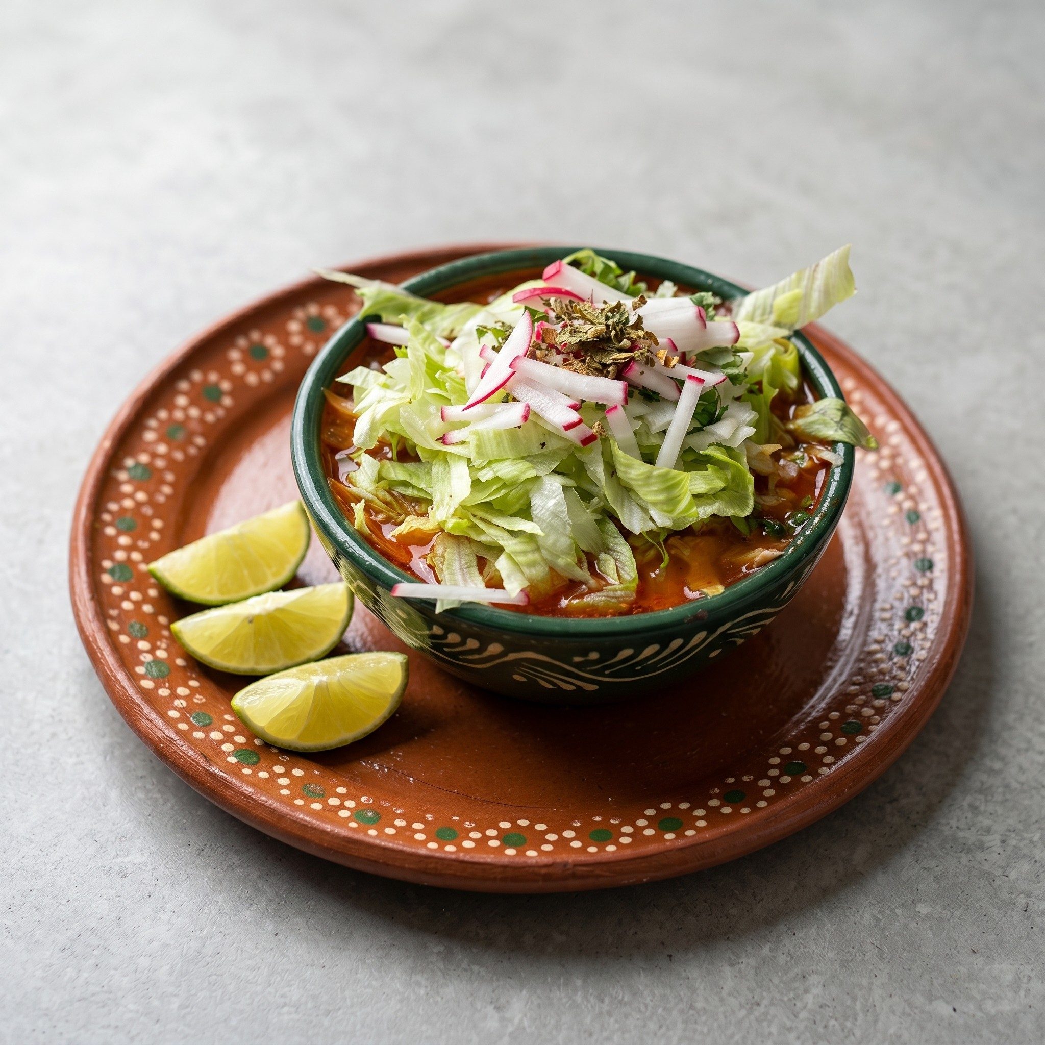 Pozole de Pollo Soup.